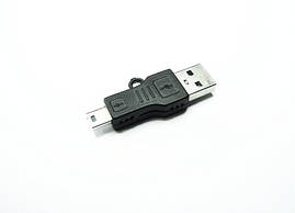 Перехідник штекер USB A на штекер mini USB