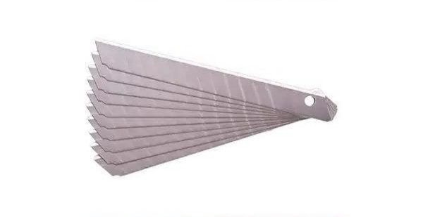 Лезвия для канцелярских ножей 9мм (10шт) сталь Buromax - фото 2 - id-p265114161