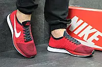 Мужские кроссовки Nike Найк Flyknit Racer. Темно серые Код товара: Д - 5350 44