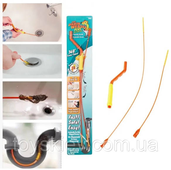 Інструментуючи для чищення каналізації Drain Weasel 7345, фото 1