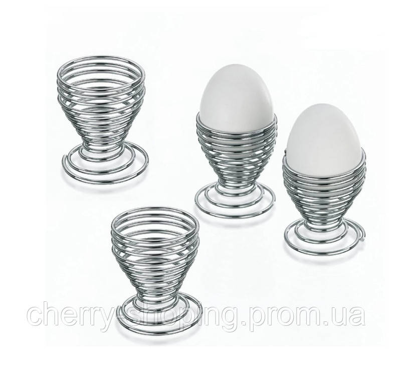 Набор подставок для яиц Kela Globul 17580 5х6 см 4 шт l - фото 1 - id-p2131417928
