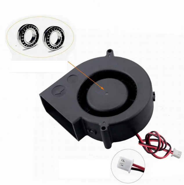 Вентилятор равлика для котла равлик 2пін 97 мм вентилятори радіальні малогабаритні, фото 1