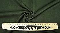Тканина креп-костюмка однотонна колір хакі