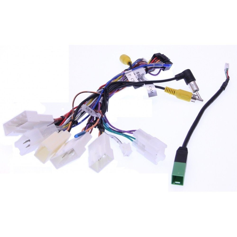 Комплект дротів для магнітол 16PIN CB-216 для Toyota C-HR, Highlander, RAV4, Corolla, Camry, Prado / Subaru Forester