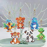 Набір брелків для алмазної мозаїки ColorArt Тваринки,6 шт, фото 3