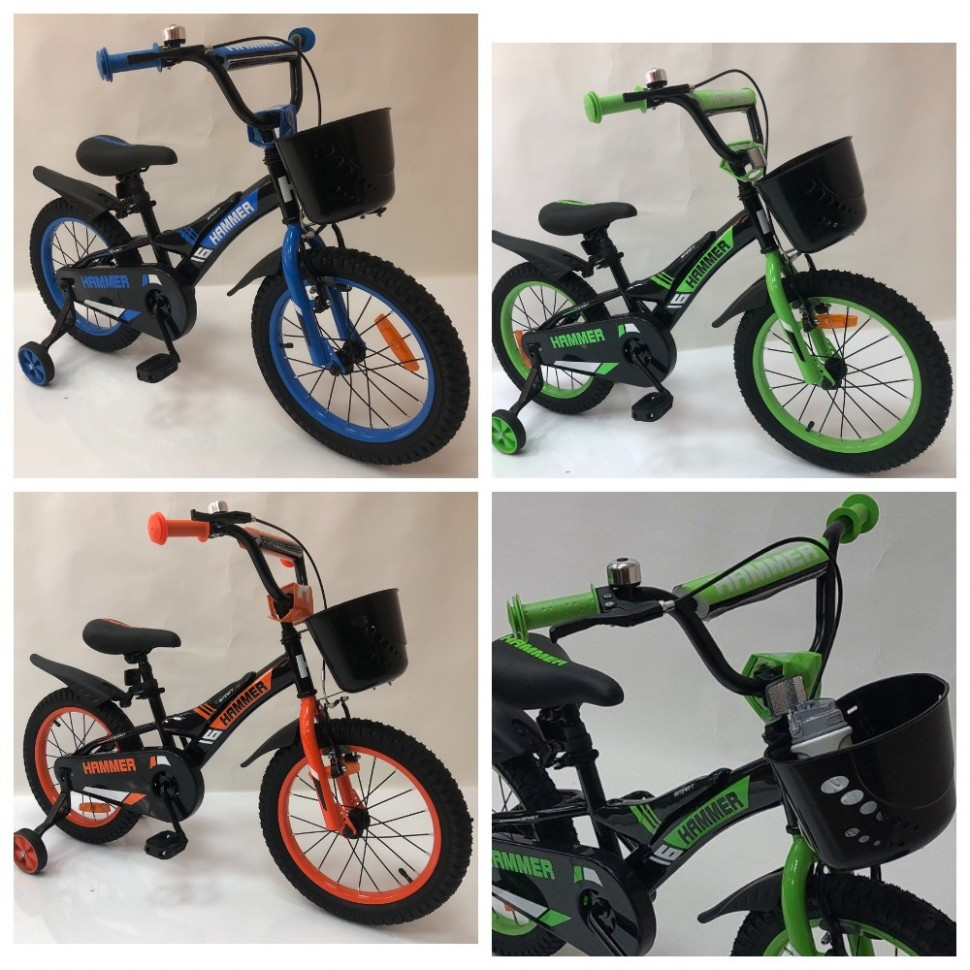 Дитячий Велосипед Hammer Smart H1621 16 дюймів, фото 1
