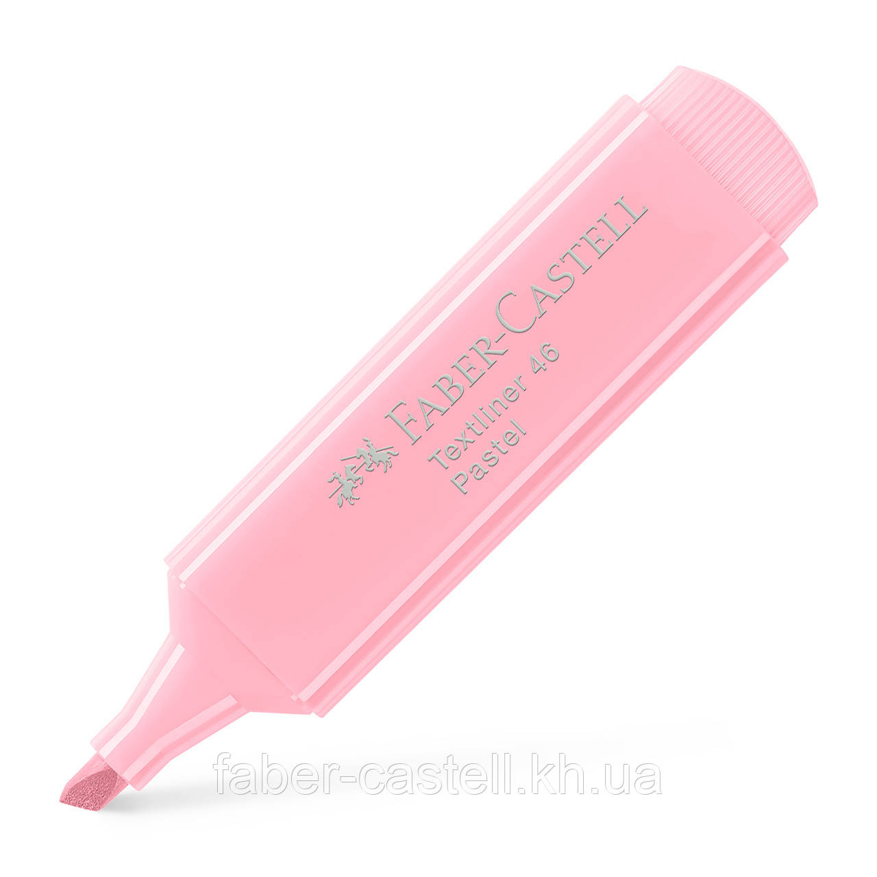 Маркер текстовий пастельний Faber-Castell Textliner 46 Pastel Blush, колір ніжно-рожевий, 154692