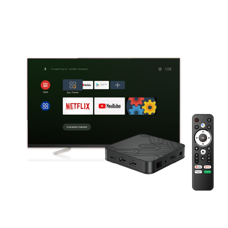Медіа плеєр Z8 PRO ATV 2/16 CPU H618 Wi-Fi 2.4G/5G BT5.0 ATV голосовий пульт