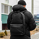 Рюкзак з еко шкіри Vector у чорному кольорі на 18 літрів молодіжний, фото 8