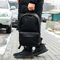 Рюкзак з еко шкіри Vector у чорному кольорі на 18 літрів молодіжний