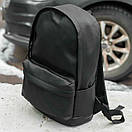 Рюкзак з еко шкіри Vector у чорному кольорі на 18 літрів молодіжний, фото 10