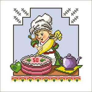 ВК-09 Весела кухня. Схема для вишивки бісером, фото 1