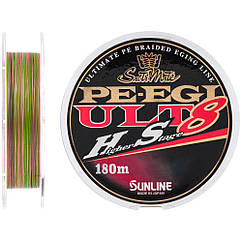 Шнур Sunline PE EGI ULT HS8 180m #0.6/0.128mm 4.5kg