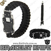 Браслет трансформер паракорд Bracelet Knife