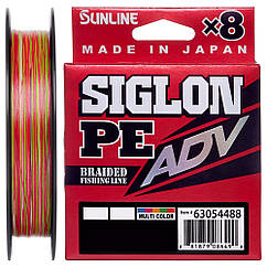 Шнур Sunline Siglon PE ADV х8 150m (мультиколор) #2.0/0.242mm 24lb/10.9kg