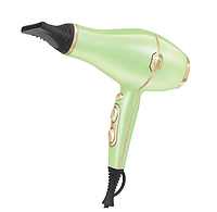 Фен для волос профессиональный ENZO EN-6006,мощный фен для сушки и укладки волос,2 режима,7500 Вт,Зеленый,RTY