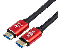 Кабель HDMI - HDMI, 30 м, Black/Red, V2.0, Atcom, позолоченные коннекторы (24930) (206327)