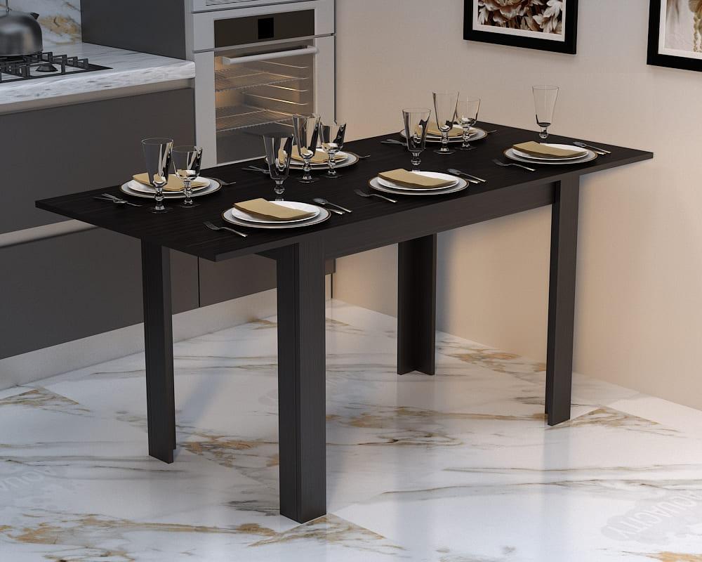 Стіл обідній "Слайд" 158х70х75 см. Венге, фото 1