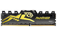 Пам'ять 8Gb DDR4, 2666 MHz, Apacer Panther, Black/Gold (AH4U08G26C08Y7GAA-1) (245866)