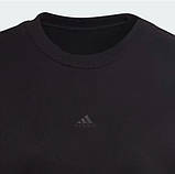 Світшот на флісі кофта Adidas ALL SZN Fleece Sweatshirt Чорний Розмір XL Оригінал, фото 2