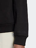 Світшот на флісі кофта Adidas ALL SZN Fleece Sweatshirt Чорний Розмір XL Оригінал, фото 3