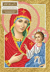 БО Богородиця-Одигітрія Схема для вишивки бісером