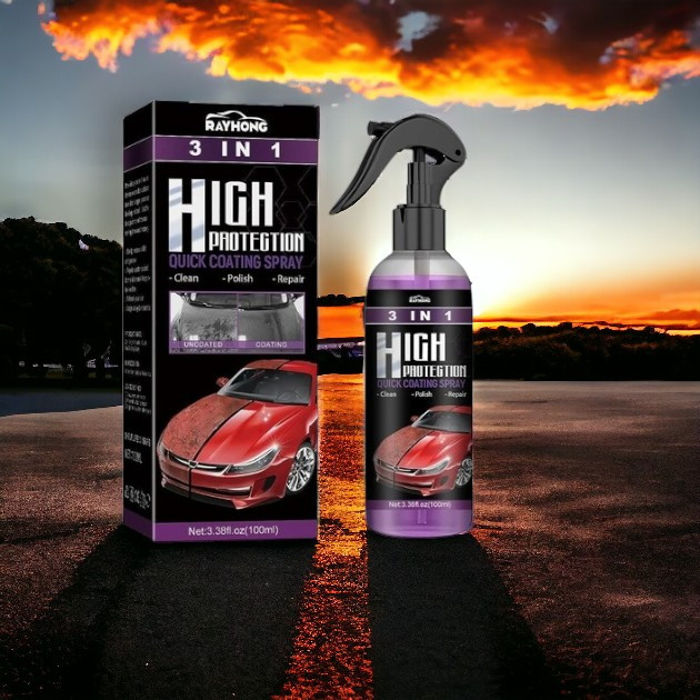 Поліроль автомобільна проти подряпин Shine Armor, 3 в 1 авто нано керамічне покриття 100 мл, фото 1