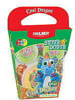 PAULINDA Маса для ліплення Super Dough Cool Dragon Дракон (блакитний) (PL-081378-14)