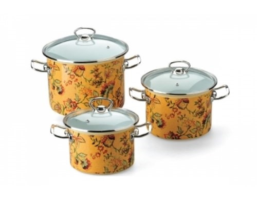 Набір посуду Epos Версаль 6 предметів емальована сталь ( No1500 Версаль), фото 1