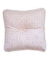 Декоративна подушка з ґудзиком Bella Рожевий вітраж