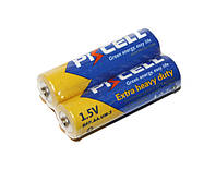 Батарейка AA (R6), солевая, PKCELL, 2 шт, 1.5V, Shrink (143667)