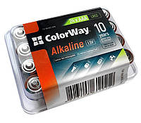 Батарейка AAA (LR03), щелочная, СolorWay Alkaline Power, 24 шт, 1.5V, Plactic box (CW-BALR03-24PB) (254073)