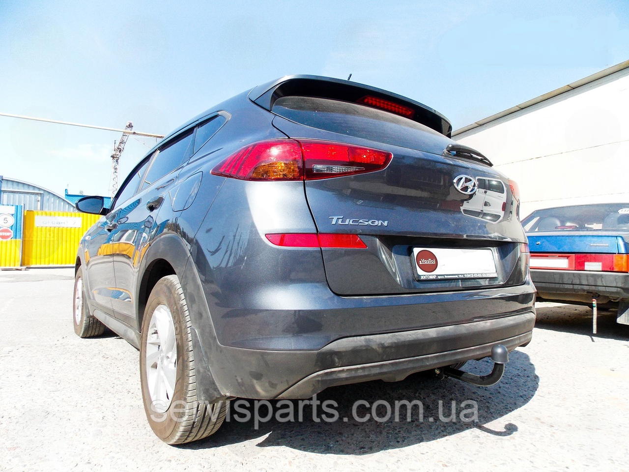 Фаркоп Hyundai Tucson III 2018-2021 (Хендай Туксон 3) без підрізу бампера