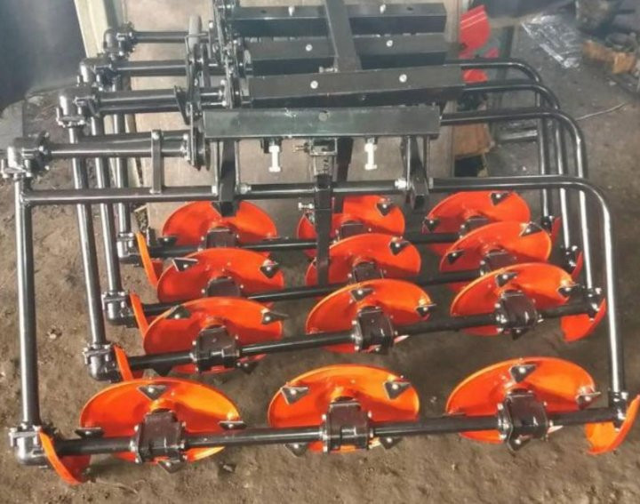 Тридискова косарка КР-06 передня до мототрактора, фото 1