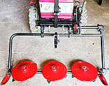 Тридискова косарка КР-06 передня до мототрактора, фото 6