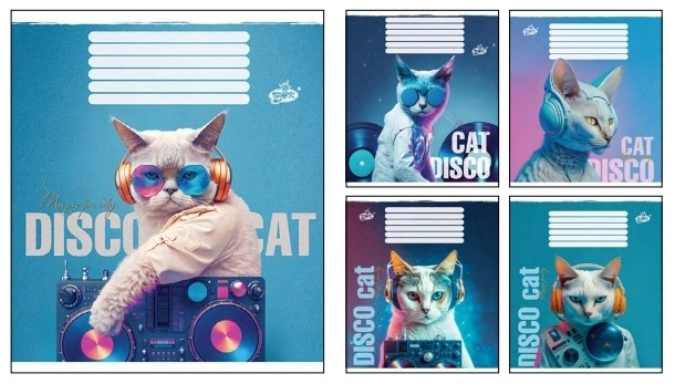 Зошит 18 арк. лінія "Бріск" / Диско Кіт