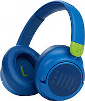Наушники беспроводные JBL JR 460NC, Blue, Bluetooth, микрофон, детские (JBLJR460NCBLU) (241901)