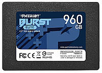 Твердотельный накопитель 960Gb, Patriot Burst Elite, SATA3 (PBE960GS25SSDR) (217602)