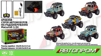 Машины р/у АВТОПРОМ арт.AP8835Bакум., короб. 22*12,5*10,