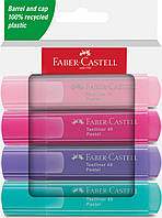 Набор маркеров пастельных оттенков Faber-Castell Textliner 46 Pastel, 4 цвета, 254654
