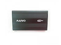 Карман внешний 2.5" Maiwo K2501A, Black, USB 2.0, 1xSATA HDD/SSD, питание по USB (K2501A-U2S) (118618)