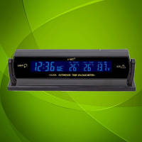 Годинник автомобільний з виносним термометром VST 7013V