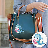 Набір брелків для алмазної мозаїки ColorArt Дельфінчики,5 шт, фото 3