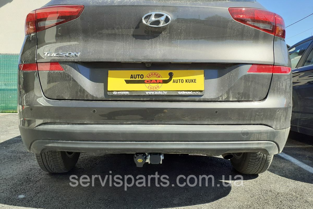 Фаркоп Hyundai Tucson III 2018-2021 (Хендай Туксон 3) автомат на ручці