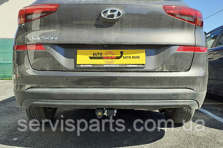Фаркоп Hyundai Tucson III 2018-2021 (Хендай Туксон 3) автомат на ручці, фото 1