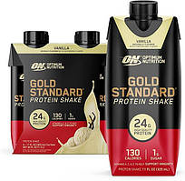 Optimum Gold Standard Protein Shake 4 Cartons x 325 ml (USA)