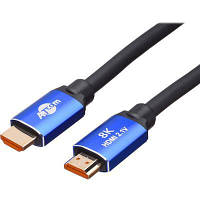 Кабель мультимедийный HDMI to HDMI 5.0m V2.1 Atcom (88855) h