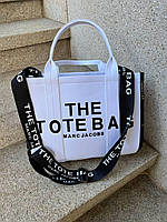 Женская сумка Marc Jacobs Tote Marc Jacobs Марк Джейкобс Большая сумка шопер на плечо легкая текстильная сумка