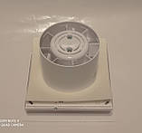 Вентилятор осьовий Домовент 100 В Тиша, решітка плейн, колір білий, витяжною, потужність 8Вт, обсяг 90м3/год, 220В, гарантія 2роки, фото 2