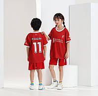 Футбольная форма детская M.Salah (М. Салах) 11 Ливерпуль , красно-белая